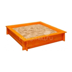 Песочница PAREMO Афина деревянная, цвет оранжевый