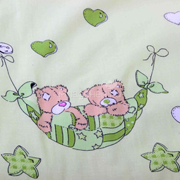Комплект постельного белья детский Bambola Гамачки Зеленый
