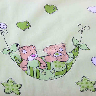 Комплект постельного белья детский Bambola Гамачки Зеленый 2