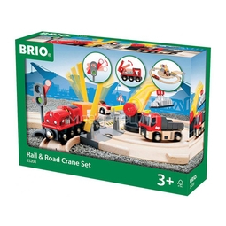 Игровой набор BRIO Железная дорога Переезд, 26 элементов