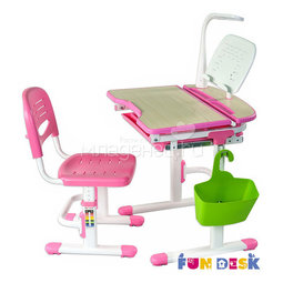 Набор мебели FunDesk Sorriso парта и стул Pink