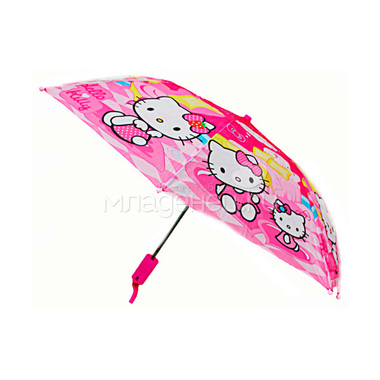 Зонт-трость Дисней детский Hello Kitty 0