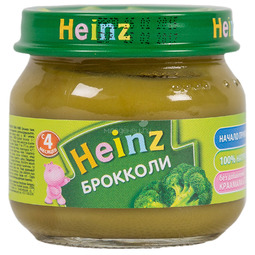 Пюре Heinz овощное 80 гр Брокколи (с 4 мес)