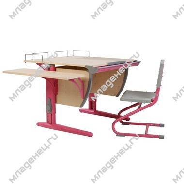 Набор мебели Дэми универсальный Стол и стул СУТ.14.02 Клен с розовым 0