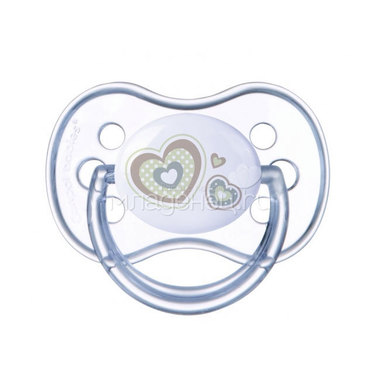 Пустышка Canpol Babies Newborn baby Круглая силиконовая (0-6 мес) белая 0