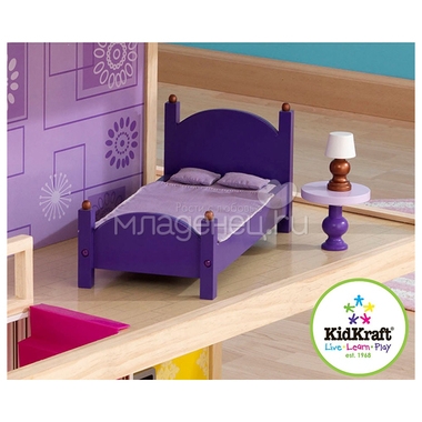 Кукольный домик KidKraft Самый роскошный So Chic, 45 предметов мебели, на колесиках 4