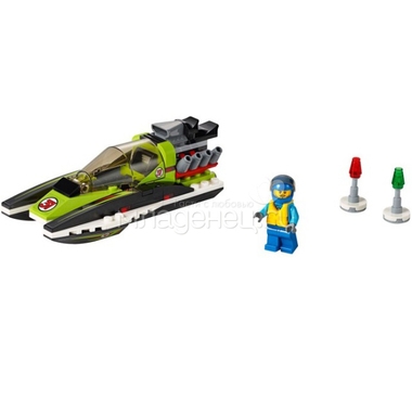 Конструктор LEGO City 60114 Гоночный катер 0