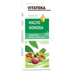 Масло косметическое VITATEKA с витаминно-антиоксидантным комплексом Жожоба 10 мл