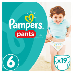 Трусики Pampers Pants Extra Large 16+ кг (19 шт) Размер 6