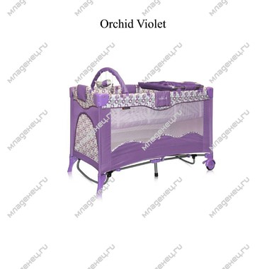 Манеж-кровать Bertoni Travel Kid Rocker Orchid Violet 0