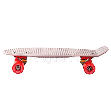 Скейтборд Y-SCOO Fishskateboard 22" винил 56,6х15 с сумкой Grey/Red 2
