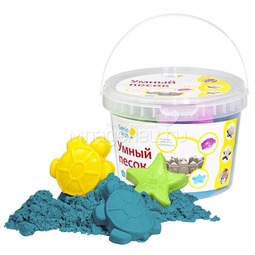Набор для творчества Genio Kids Умный песок Голубой 2 кг
