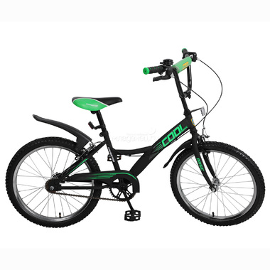 Велосипед 20" Navigator Basic Cool Черный/Зеленый Матовый 0