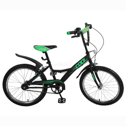 Велосипед 20&quot; Navigator Basic Cool Черный/Зеленый Матовый