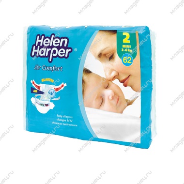 Подгузники Helen Harper Air Comfort Mini 3-6 кг (62 шт) 0