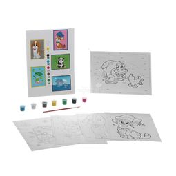 Наборы для творчества BONDIBON Рисуем по номерам С акриловыми красками Животные