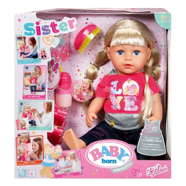 Кукла Zapf Creation Baby Born Кукла Сестричка, 43 см 12