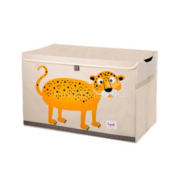 Сундук для хранения игрушек 3 Sprouts Леопард (Orange Leopard) Арт. 27255