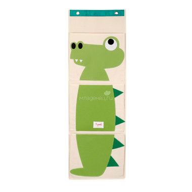 Органайзер на стену 3 Sprouts Крокодил (Green Crocodile) Арт. 67401 0