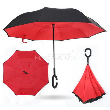 Зонт наоборот Sunday Однотонный цвета в ассортименте 3