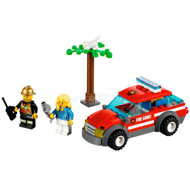 Конструктор LEGO City 60001 Автомобиль пожарного 0