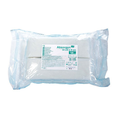 Прокладки послеродовые Absorgyn Matopat 34 х 9 см 10 шт стерильные п/э уп 0