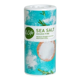 Соль 4 LIFE Мелкая йодированная (туба)