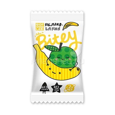 Батончик Take a Bitey фруктово-ореховый 25 гр Яблоко-банан 0
