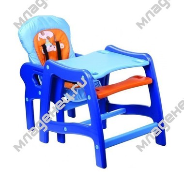 Стульчик для кормления Lider Kids Boc 24 Синий с оранжевым 1