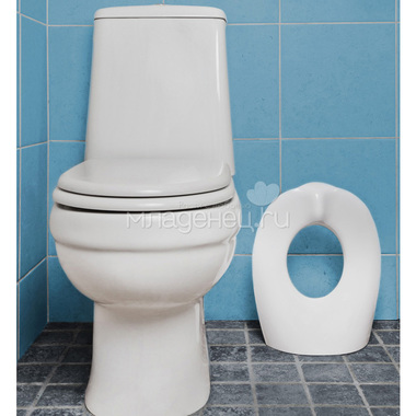 Накладка на унитаз AngelCare Toilet trainer seat, белая 2