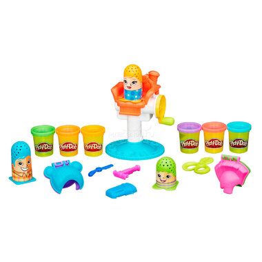 Игровой набор Play-Doh Сумасшедшие прически 0