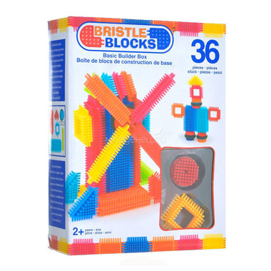 Конструктор Bristle Blocks 36 деталей в коробке 0