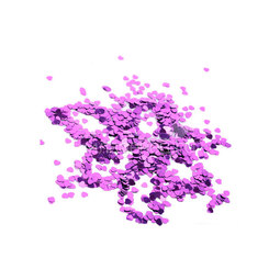 Конфетти ACTION Сердечки фиолетовые 0,5 см 14 гр.