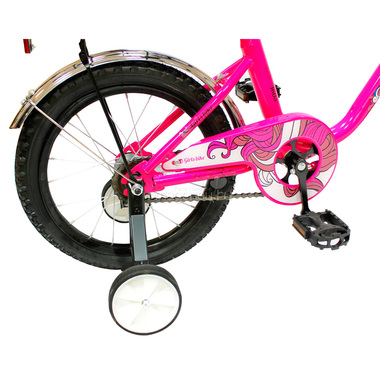 Велосипед двухколесный RT МУЛЬТЯШКА 16" XB1603 Розовый 4