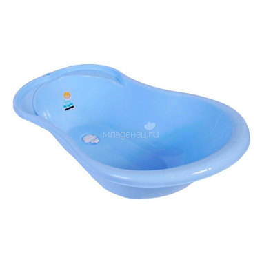 Ванночка Little Angel 84 см с термометром и сливом (голубая) 0