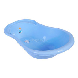 Ванночка Little Angel 84 см с термометром и сливом (голубая)