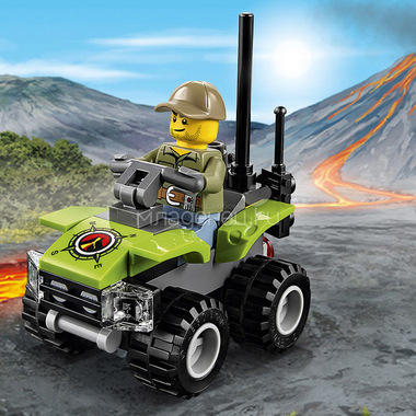 Конструктор LEGO City 60120 Набор для начинающих Исследователи вулканов 3