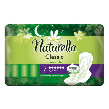 Прокладки гигиенические Naturella Classic Night Camomile 7 Шт. 0