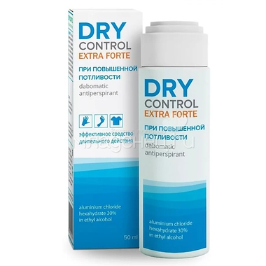 Дезодорант-дабоматик Dry Control от обильного потоотделения Extra Forte 30% 50 мл 0