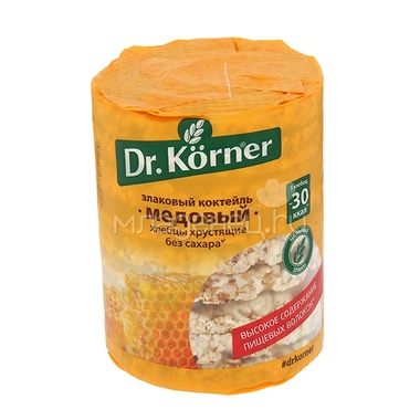 Хлебцы Dr.Korner 100 гр Медовые 0