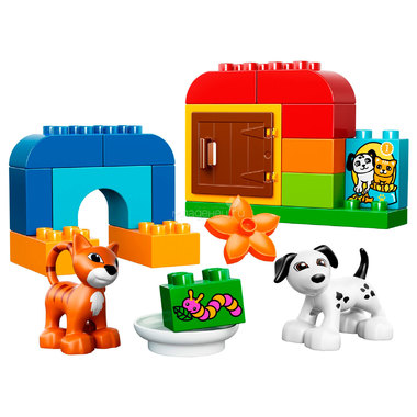 Конструктор LEGO Duplo 10570 Лучшие друзья: кот и пёс 0