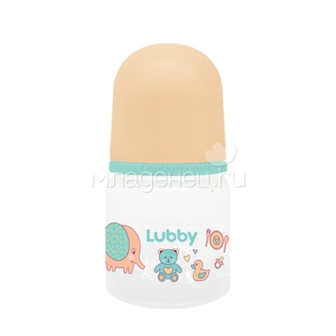 Бутылочка Lubby с силиконовой соской 60 мл (с 0 мес) 3