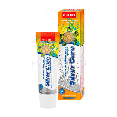 Зубная паста для детей Silver Care 0 - 3 лет, 30 мл 0