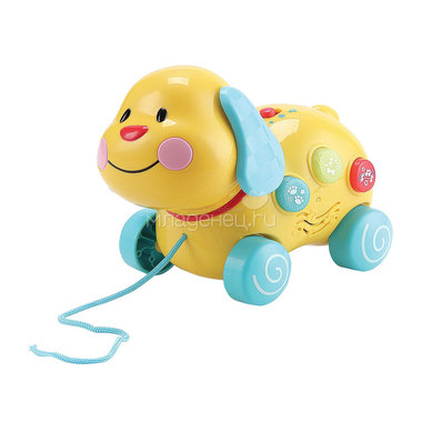 Развивающая игрушка Happy Baby Каталка-щенок GAFFI с 12 мес. 0
