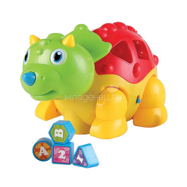 Развивающая игрушка Happy Baby Сортер-динозаврик DINO с 18 мес. 0