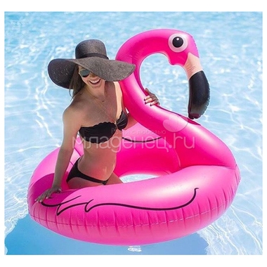 Круг Swim Ring для плавания Розовый Фламинго 120 см 3