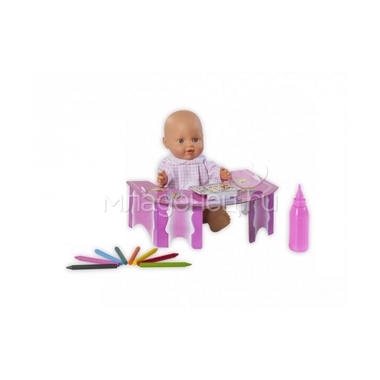 Кукла LOKO TOYS Le Petit Bebe подарочный набор со столиком и аксессуарами школы 1