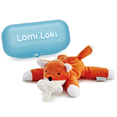 Пустышка Lomi Loki с развивающей игрушкой Силиконовая (с 0 мес) Лисенок Фердинанд 0