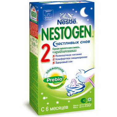 Молочная смесь Nestle Nestogen 350 гр №2 (с 6 мес) 0