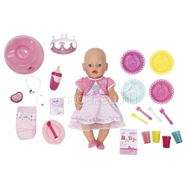 Кукла Zapf Creation Baby Born 43 см Интерактивная Праздничная 0